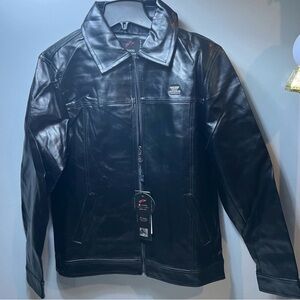 Men's Black Leather Jacket